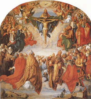 Albrecht Durer The Adoration of the Trinity (mk08)